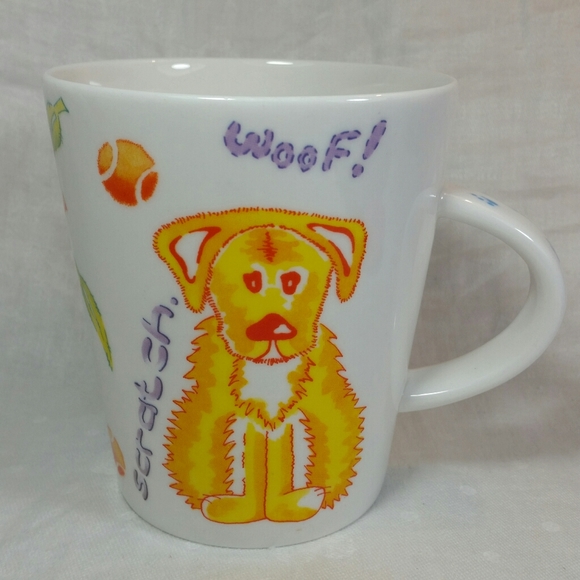 CARDEW DESIGN Dog Cat MUG Bark Meow Woof Paw Print 12 oz - Picture 11 of 11